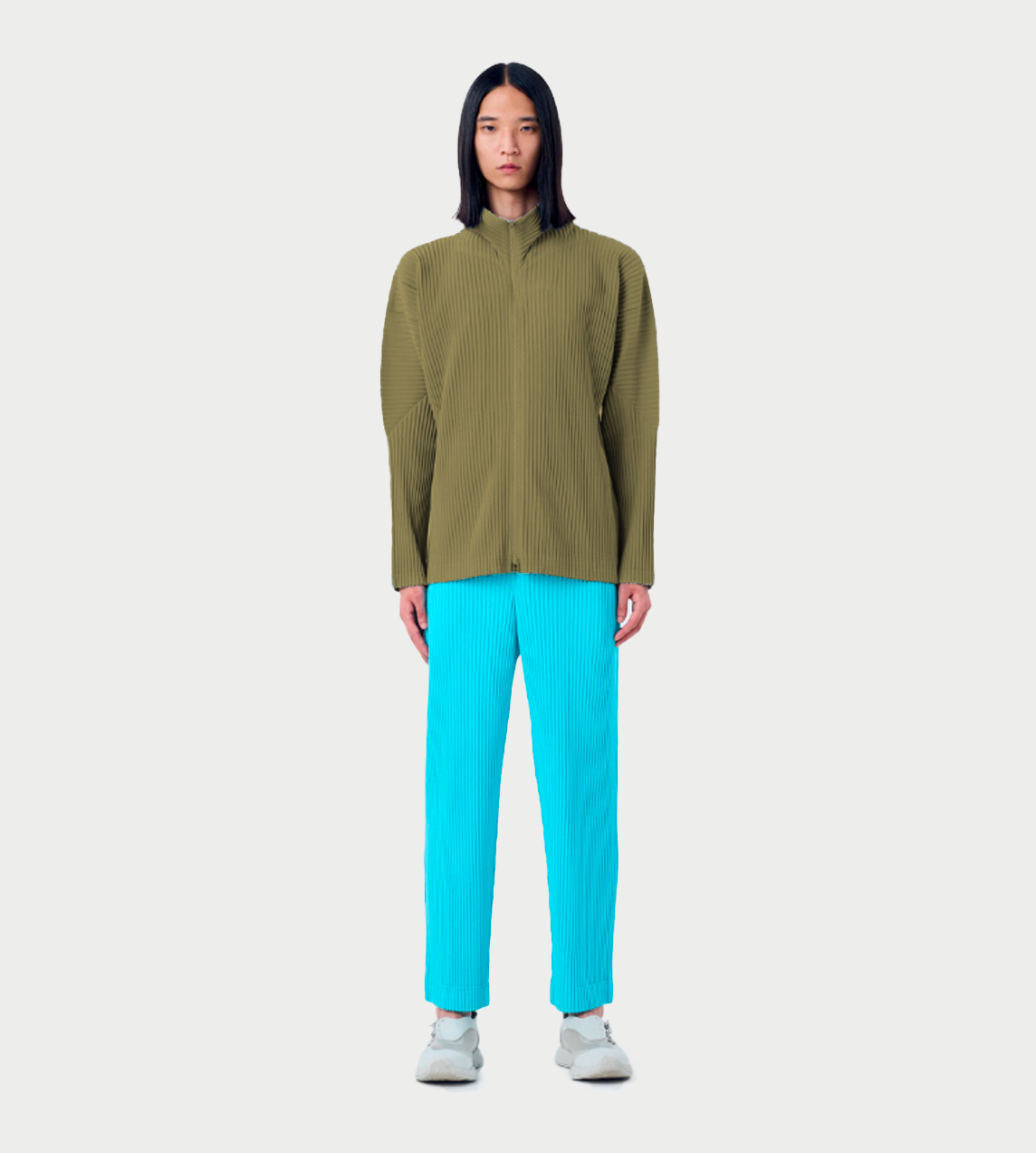 HOMME PLISSE ISSEY MIYAKE - MC Zip-up Jacket Army Green