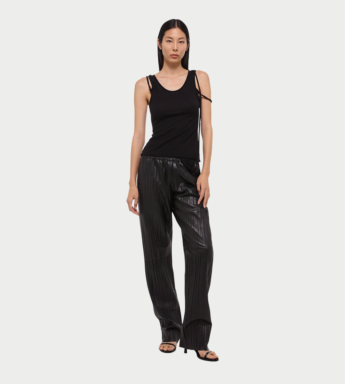 HELMUT LANG - Strap Tank Black