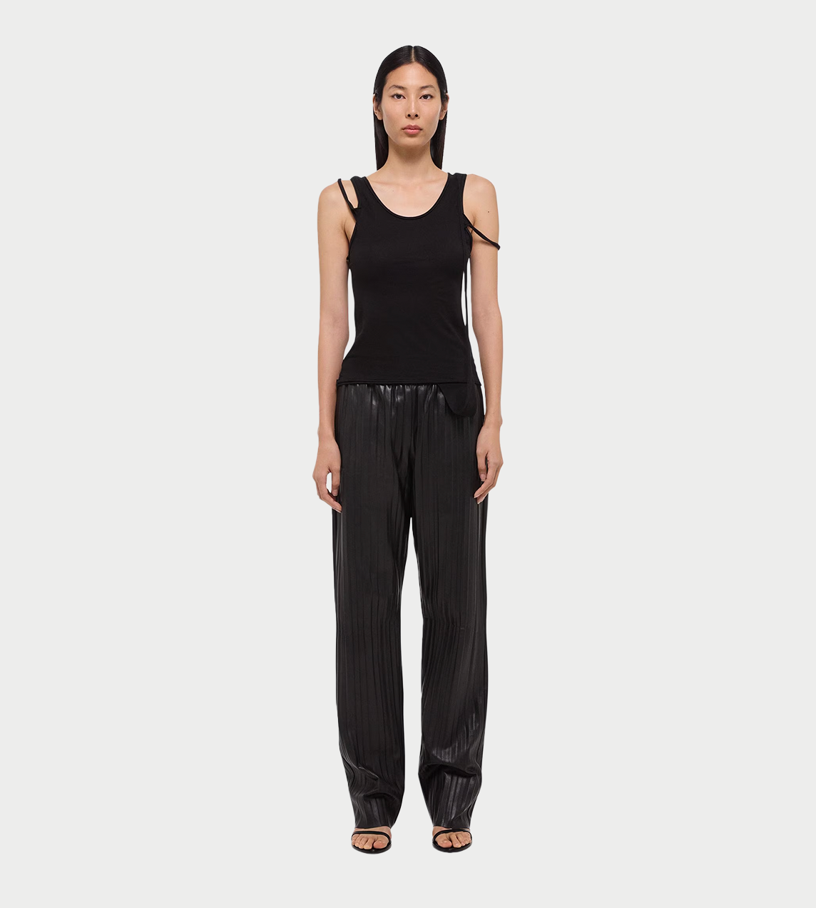 HELMUT LANG - Strap Tank Black