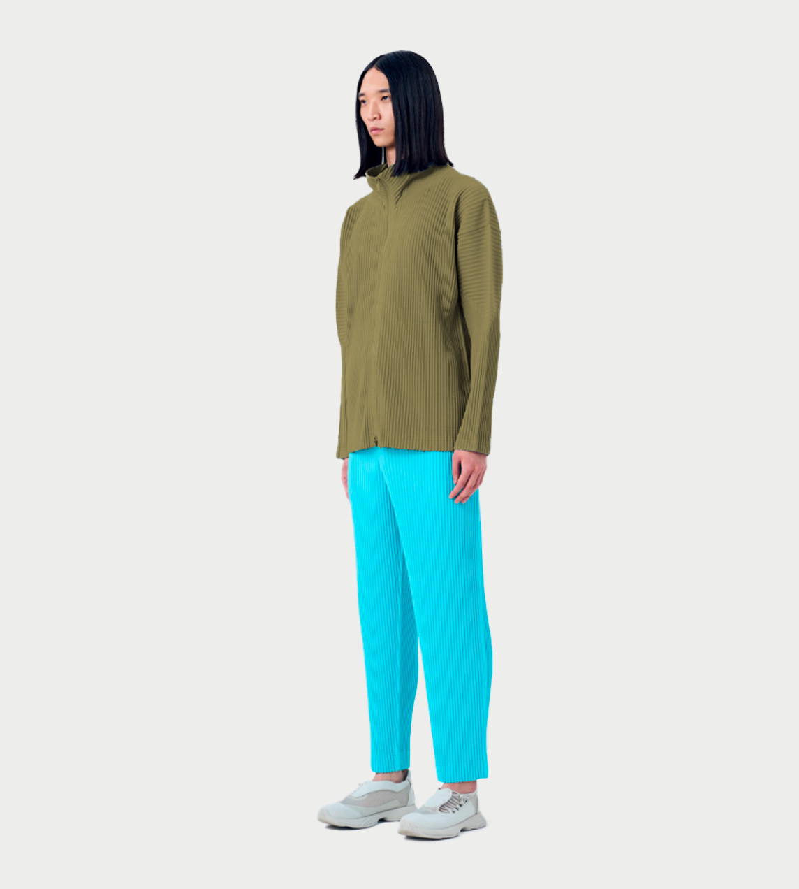 HOMME PLISSE ISSEY MIYAKE - MC Zip-up Jacket Army Green