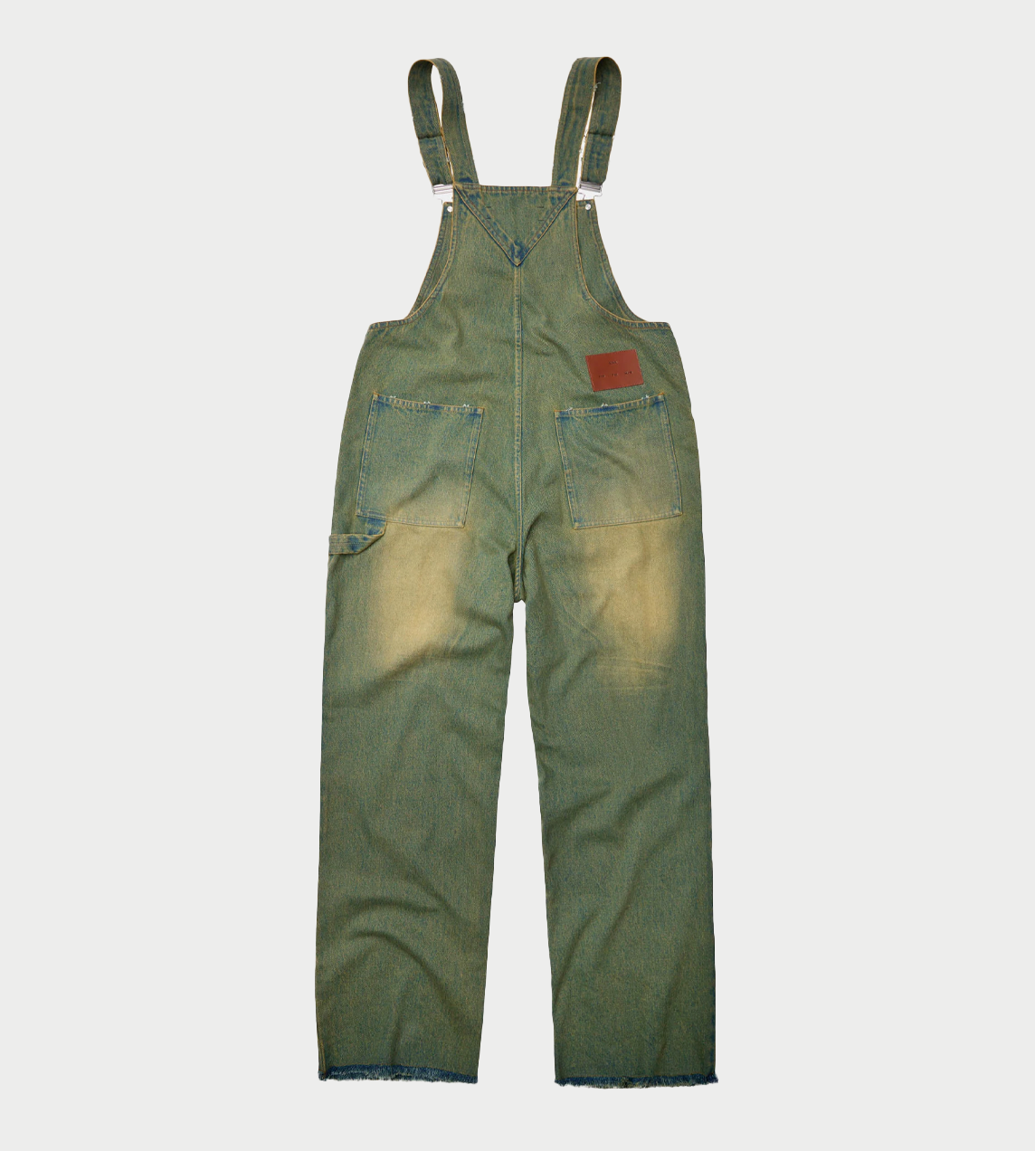 SFTM x Birkenstock "The Artist" Distressed Denim Overall