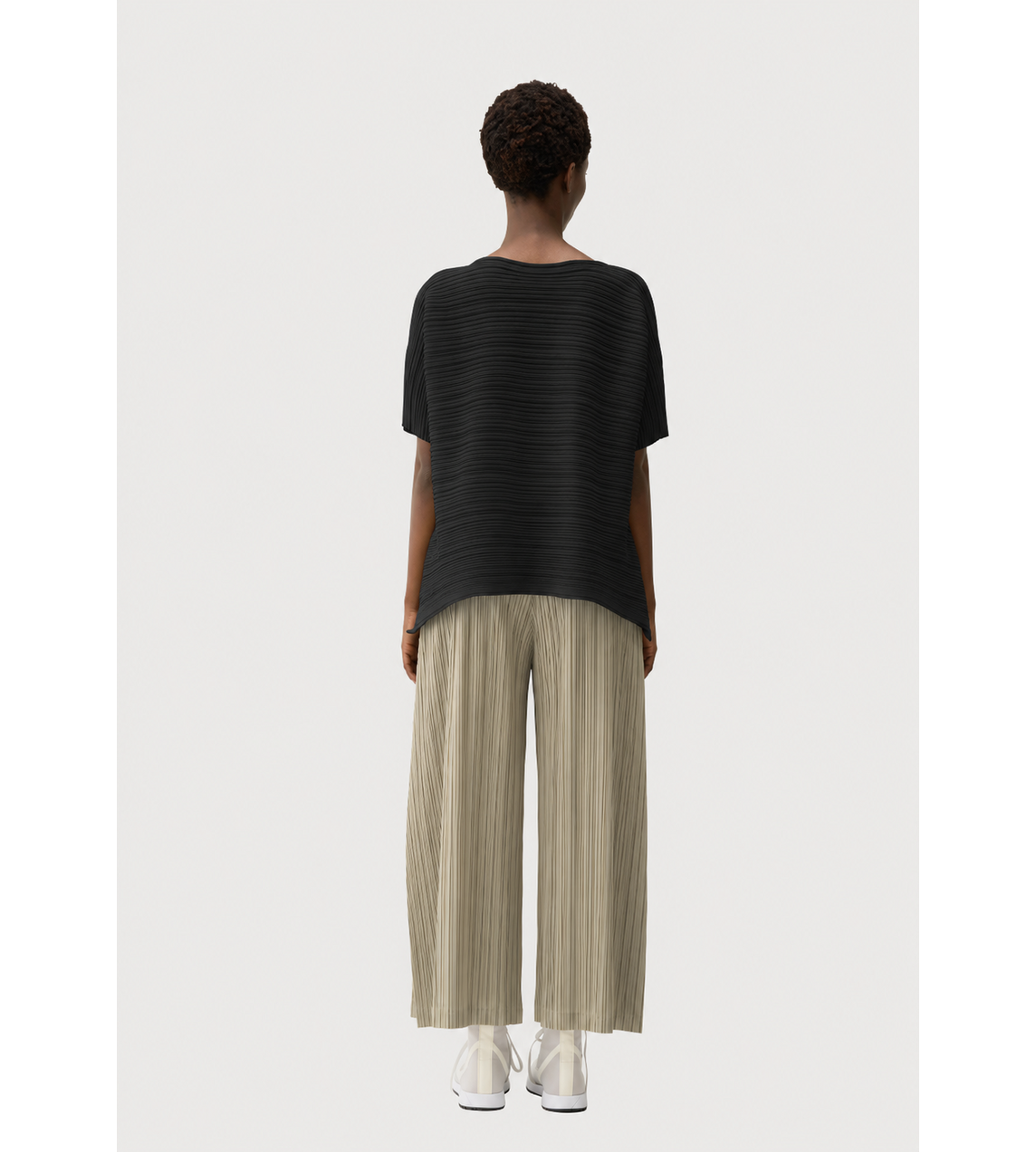 Paper Bounce Knit Top Blk
