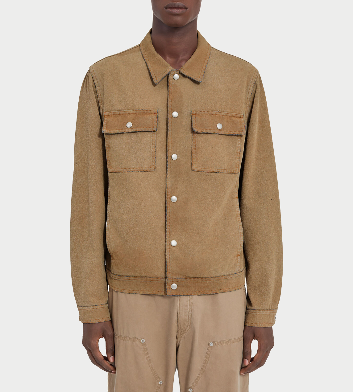 MM6 MAISON MARGIELA - Denim Trucker Jacket Sand