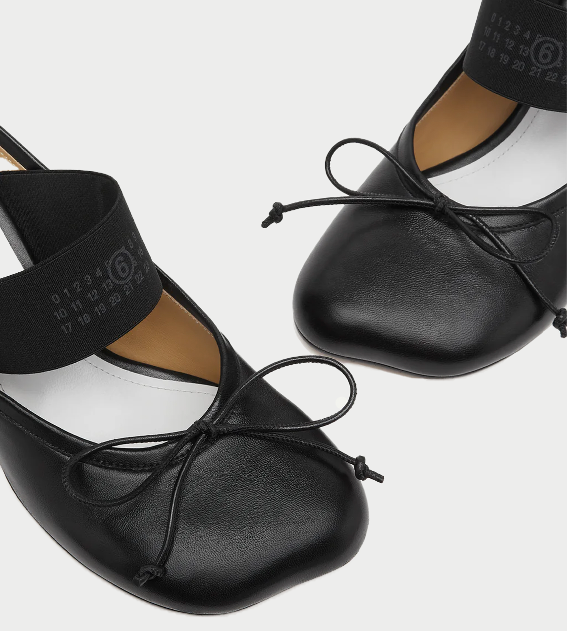 MM6 MAISON MARGIELA - Ballerina Block Heels Blk