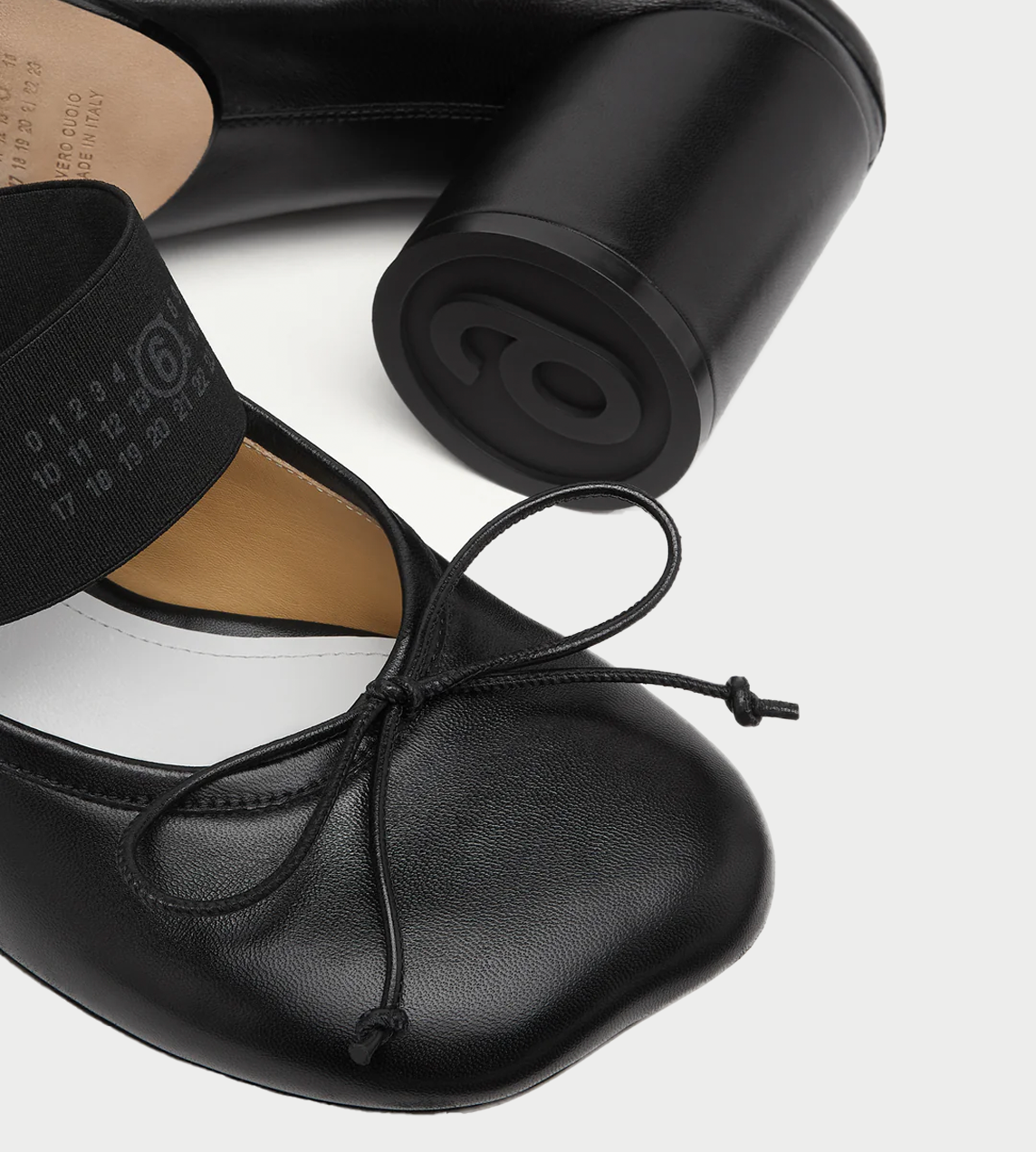 MM6 MAISON MARGIELA - Ballerina Block Heels Blk