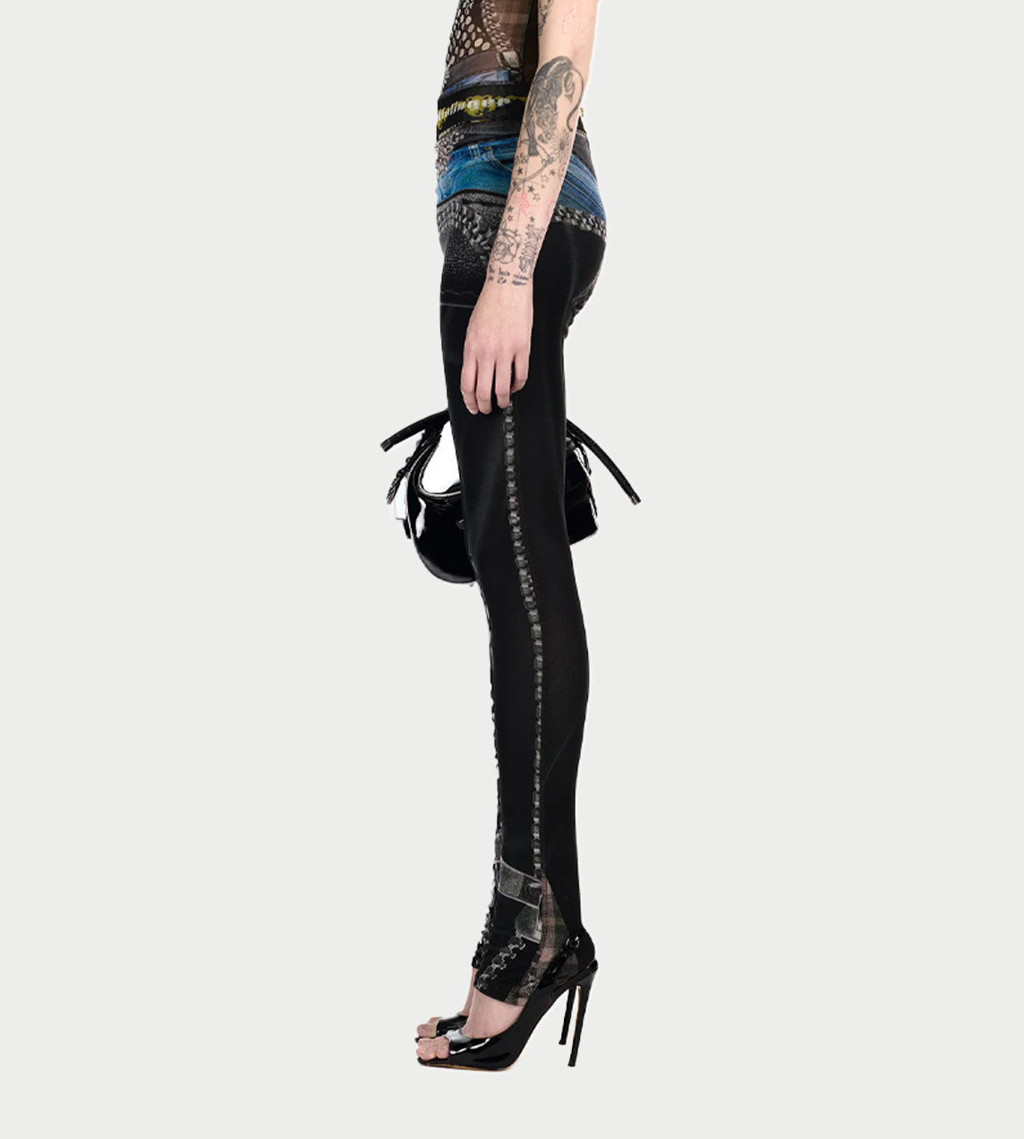 Mesh Pants Black