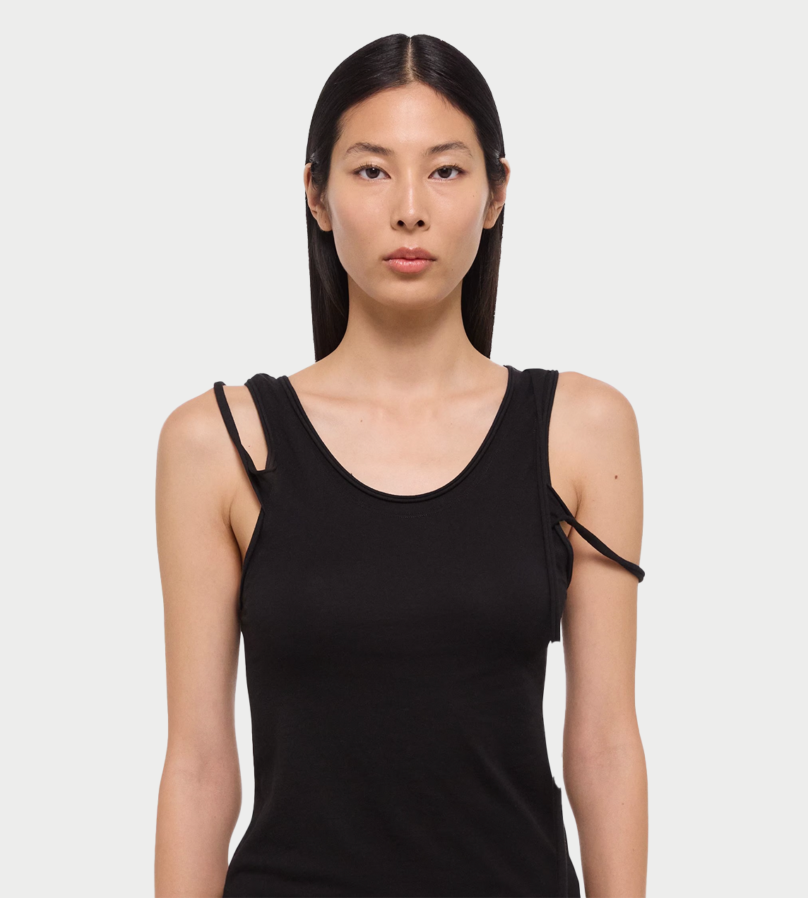 HELMUT LANG - Strap Tank Black
