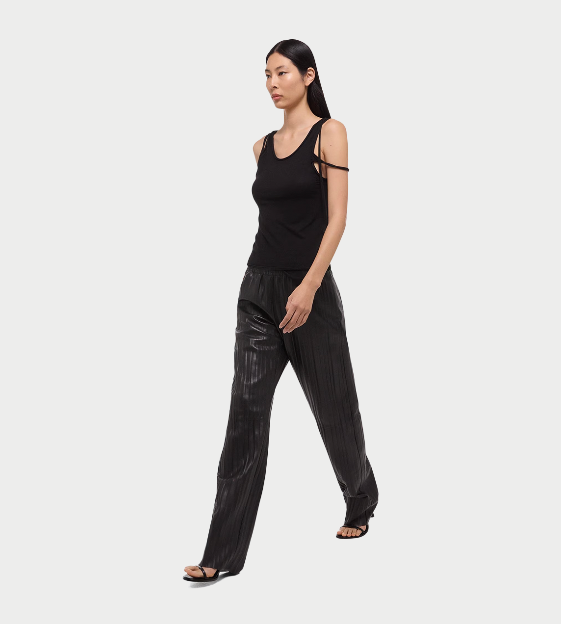 HELMUT LANG - Strap Tank Black