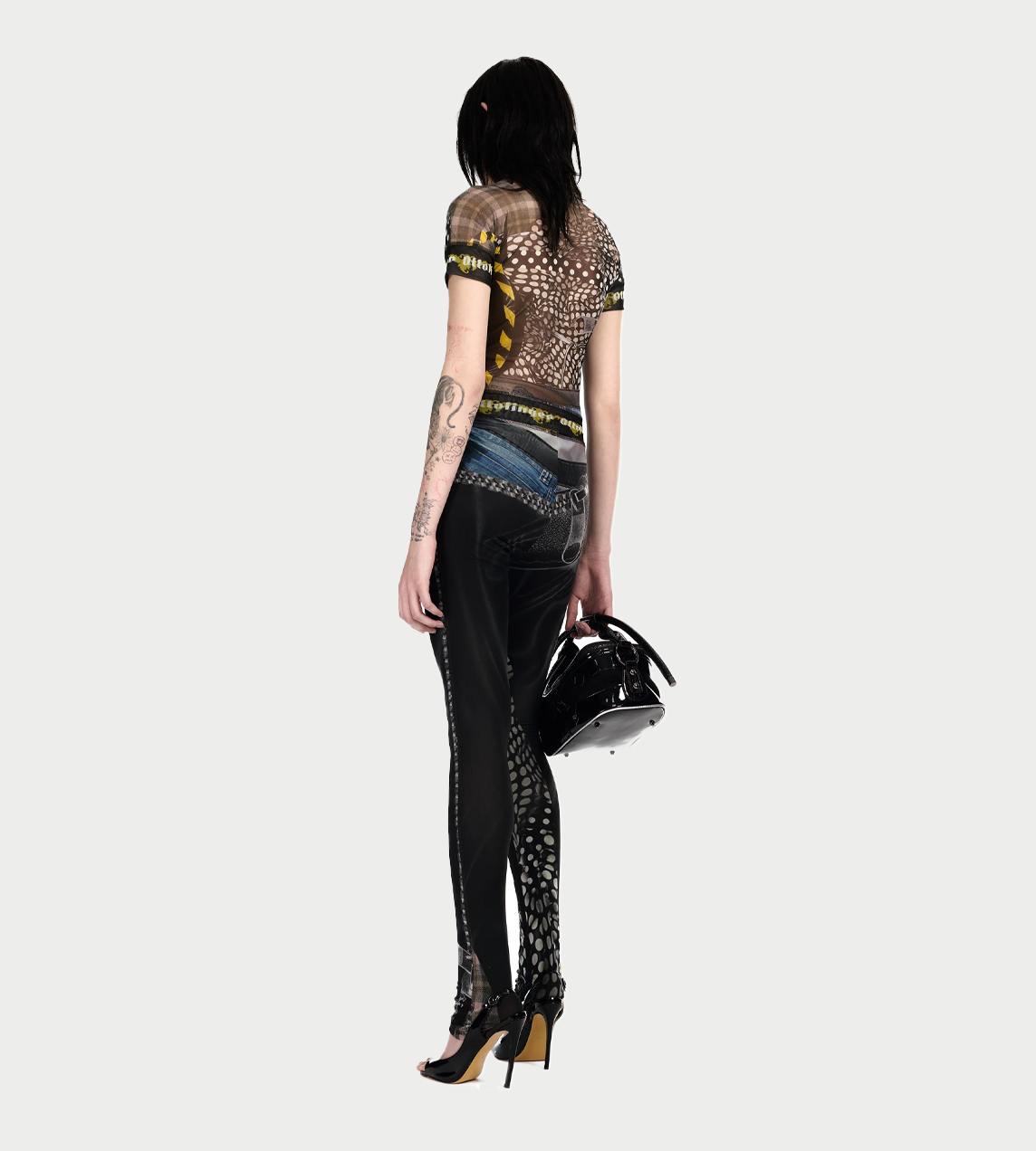 Mesh Pants Black