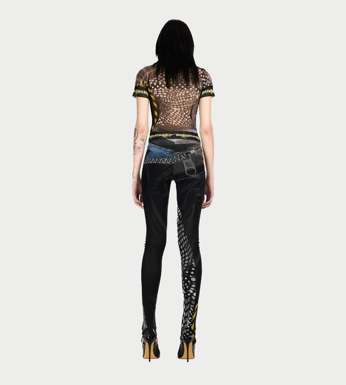 Mesh Pants Black