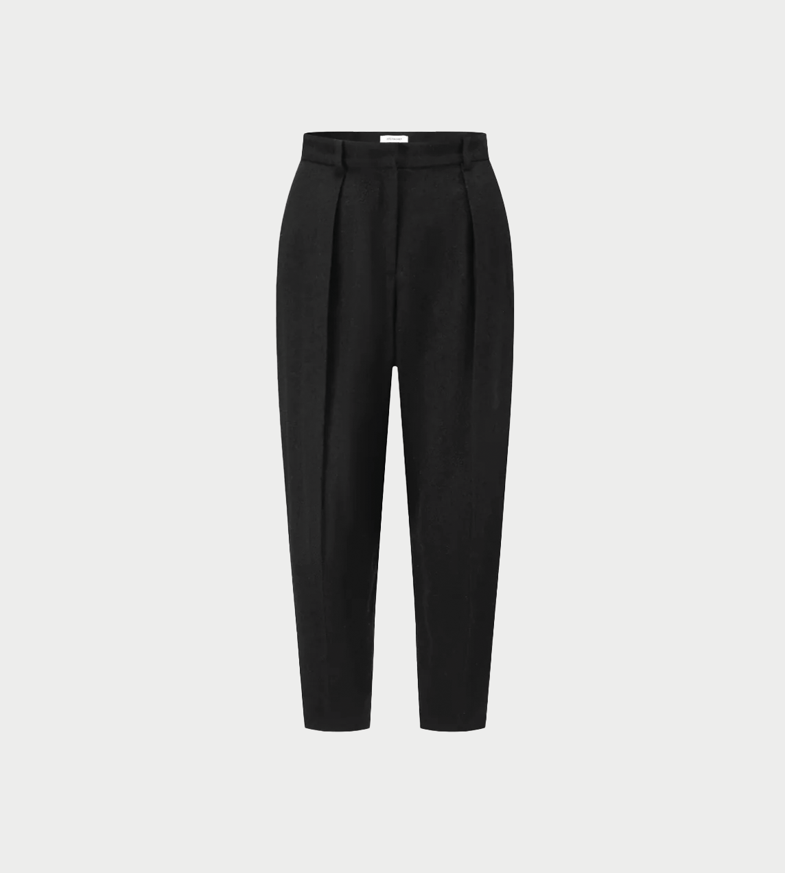 INTO THE EAST - Textured Wool Skinny Pants Blk