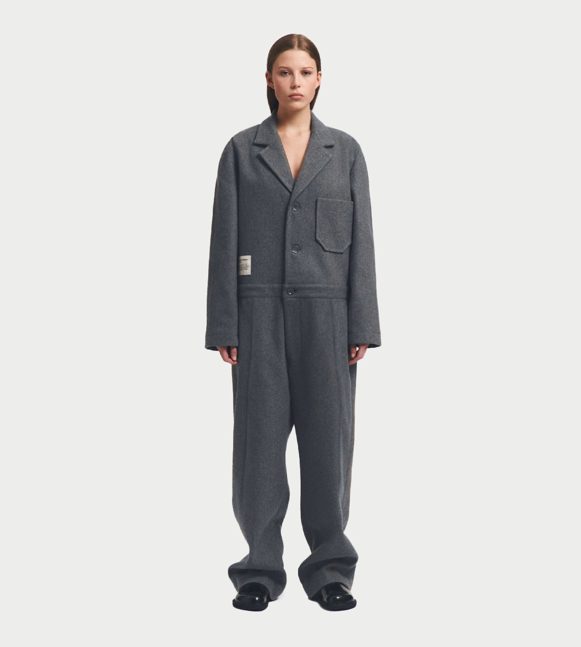 SFTM x Birkenstock "The Collector" Tailored Jumpsuit Grey