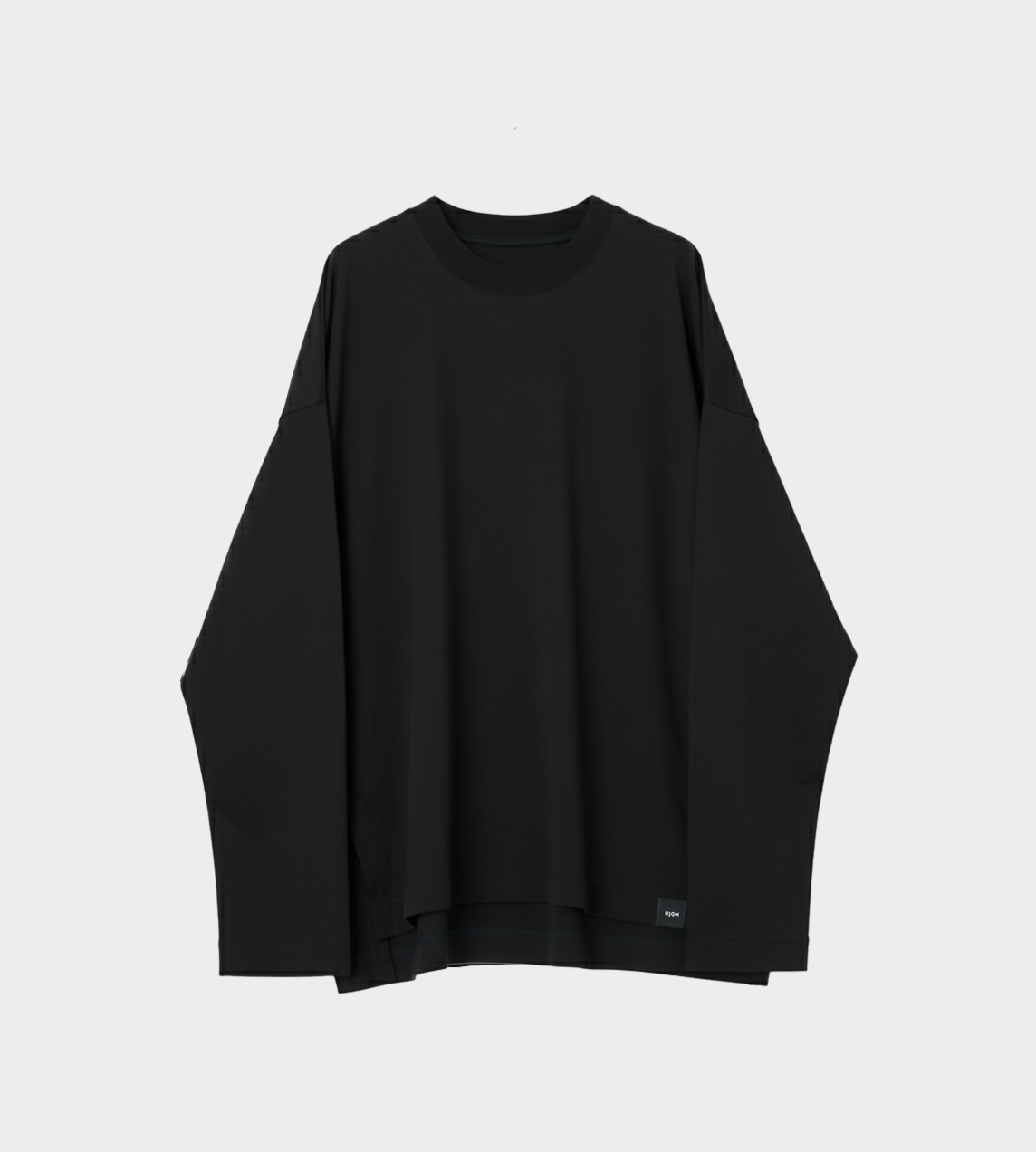 UJOH - Side Slit Long Sleeve T Blk