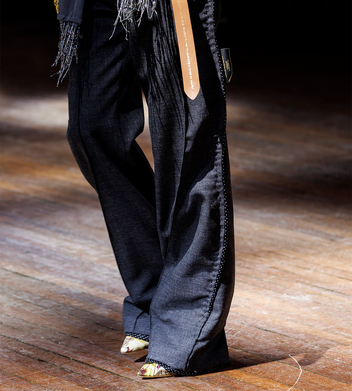 UNDERCOVER - Wool Tailored Trousers Charcoal