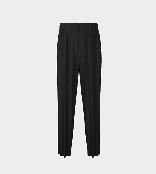 HOMME PLISSE ISSEY MIYAKE - Edge Ensemble Pants Blk