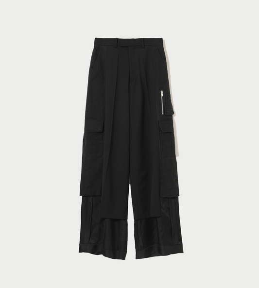 UNDERCOVER - Wool-blend Wide Leg Pants