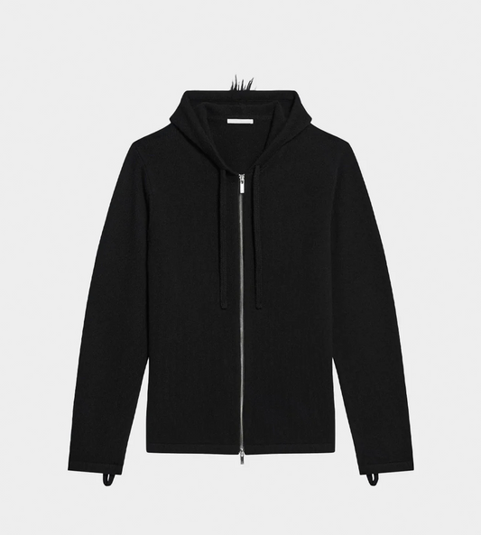 Helmut Lang - Mohawk Full Zip Hoodie Blk