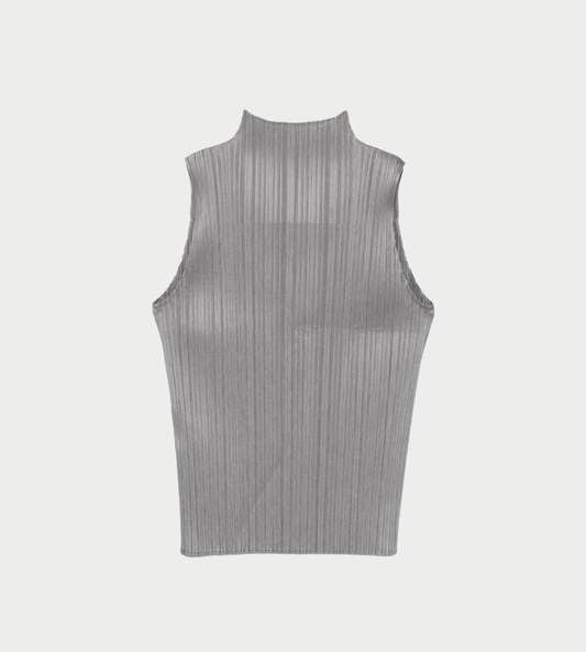 PLEATS PLEASE ISSEY MIYAKE - Basic Pleated Pullover L. Grey