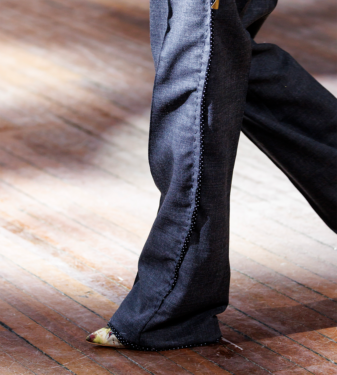 UNDERCOVER - Wool Tailored Trousers Charcoal