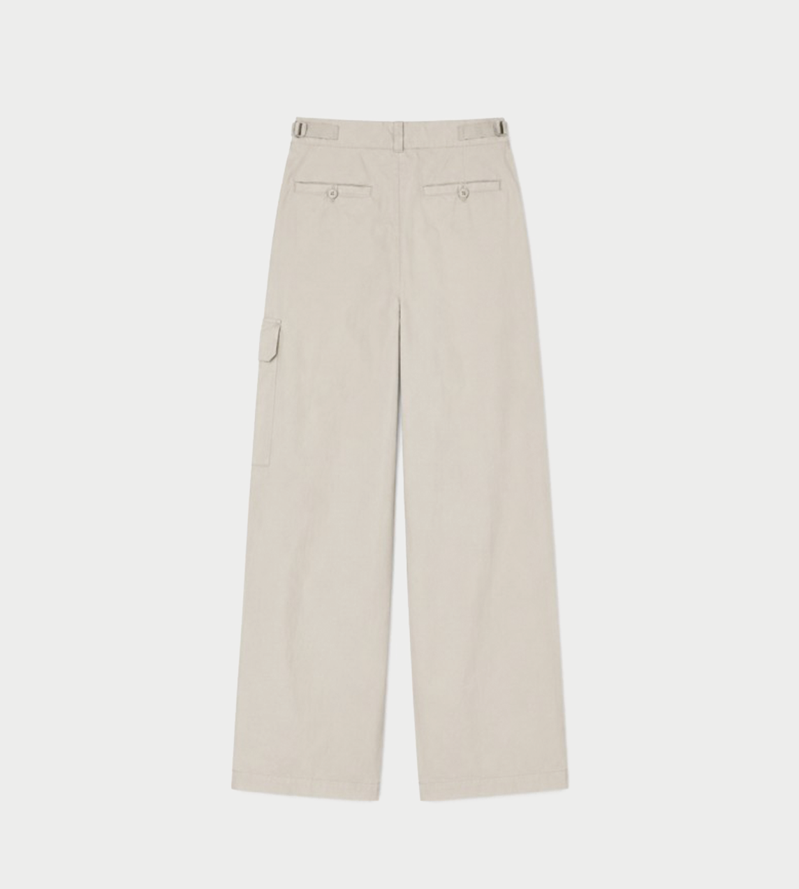 MM6 Maison Margiela - Utility Wide Leg Pants Off White
