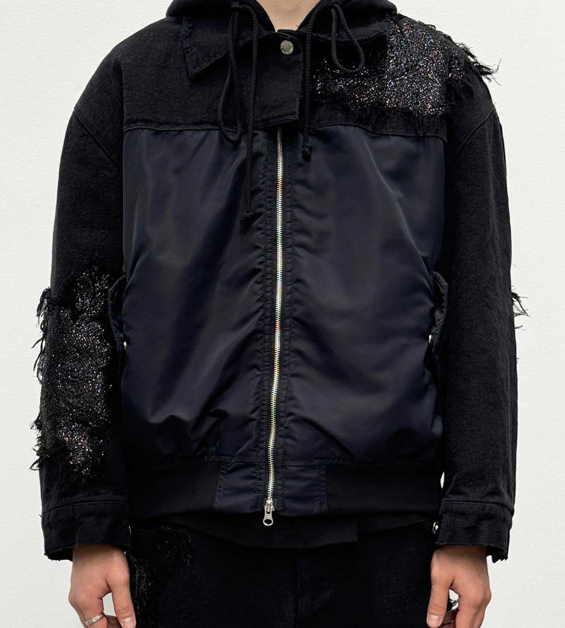 TKL Denim Padded Jacket Blk