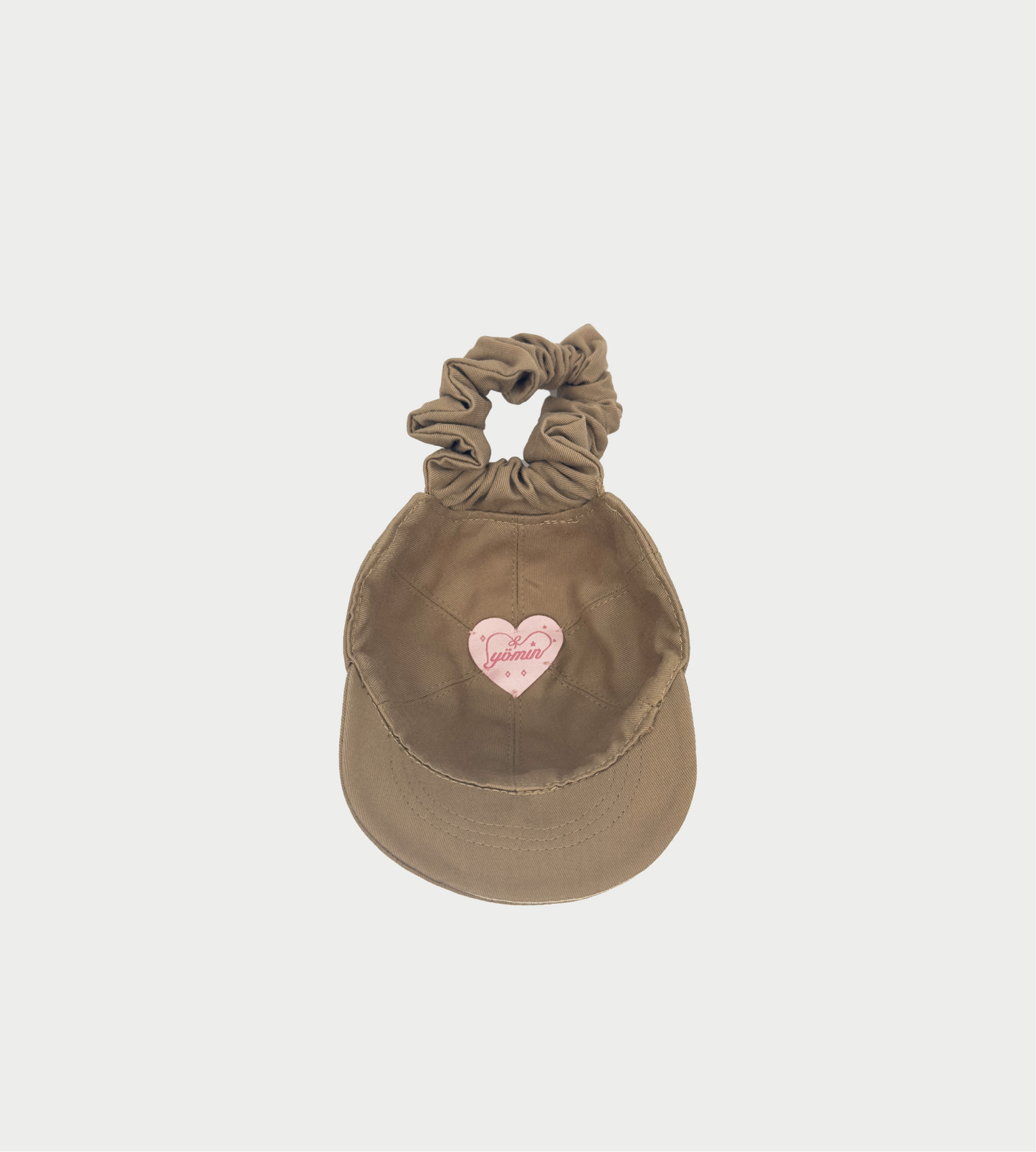 YVMIN - Fabric Hat Hair Tie Brown