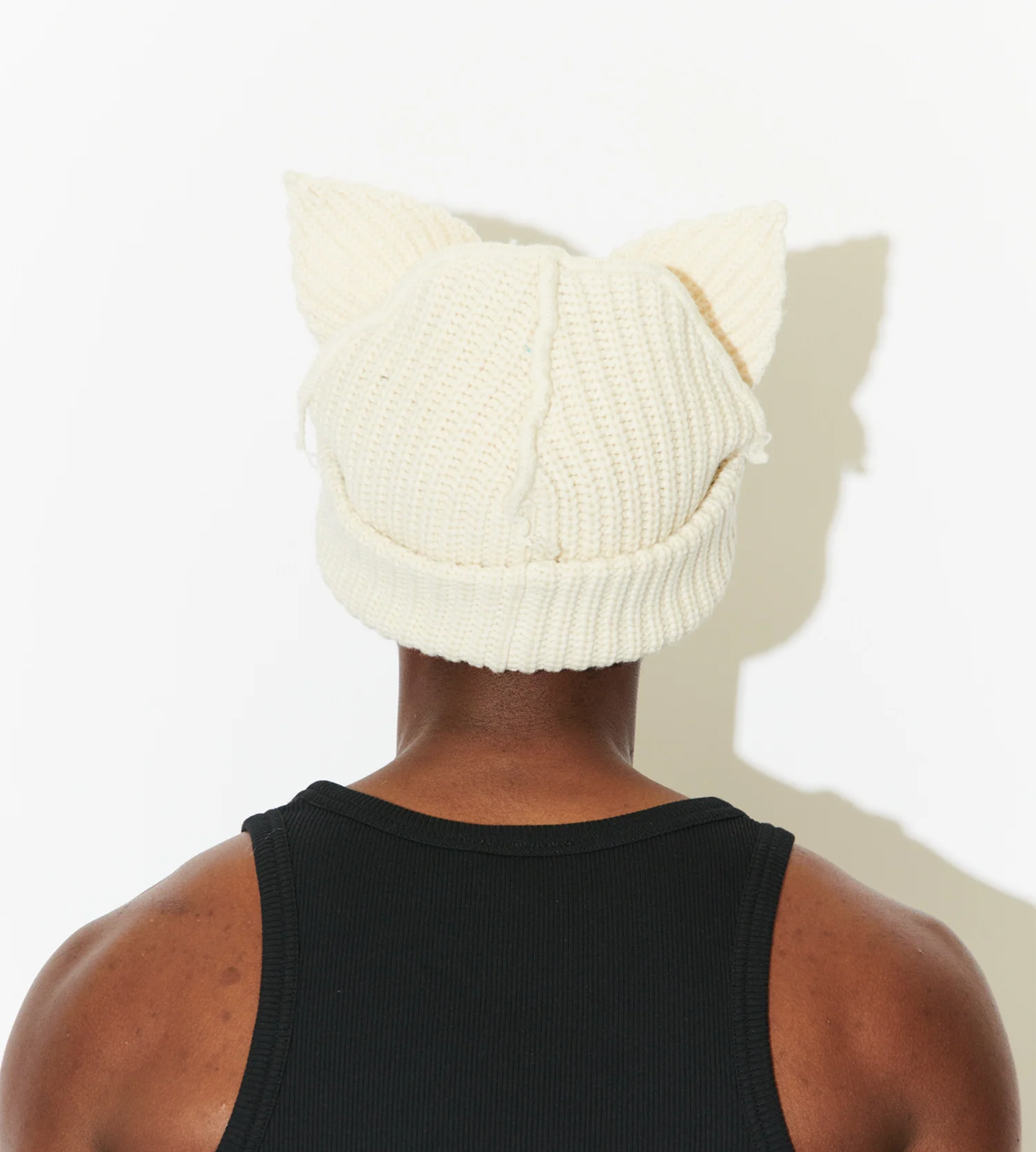 CHARLES JEFFERY LOVERBOY - Chunky Ears Beanie Ecru