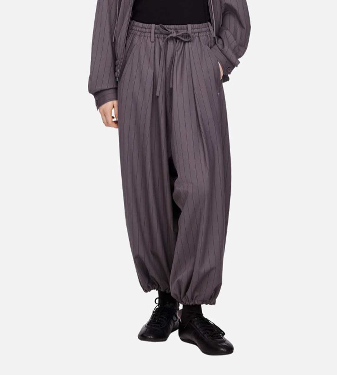 Refined Wool Chino Pants Grey