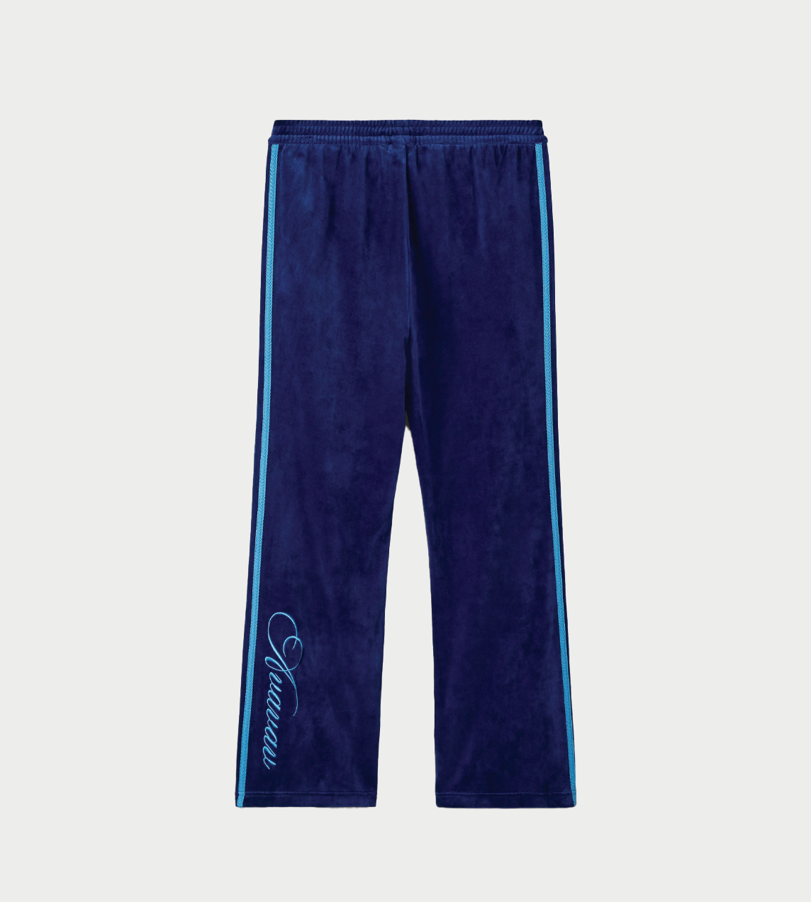 Velvet Track Pants Dk Blue