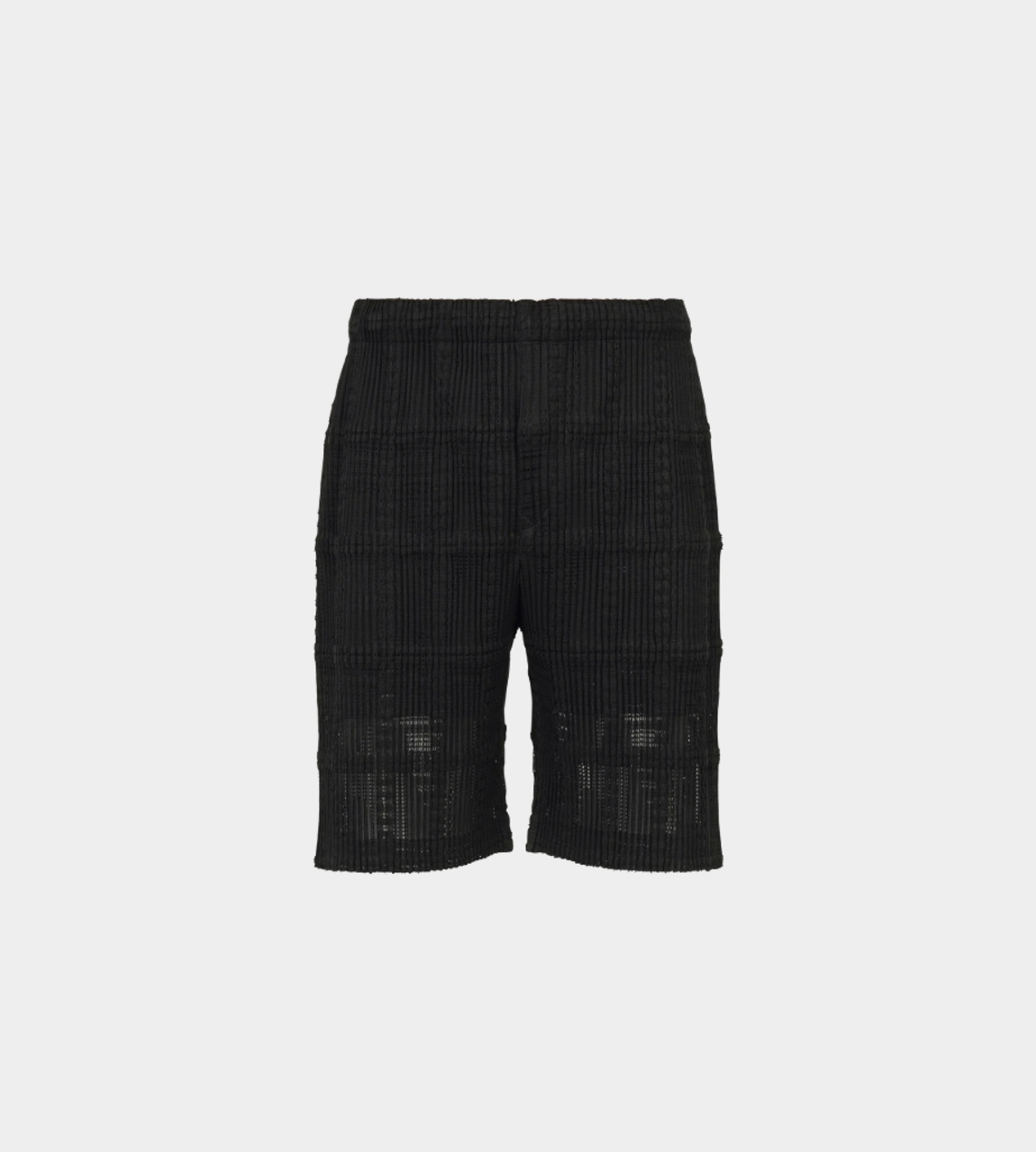 HOMME PLISSE ISSEY MIYAKE - MC Mesh Shorts Blk