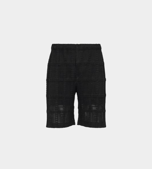 HOMME PLISSE ISSEY MIYAKE - MC Mesh Shorts Blk
