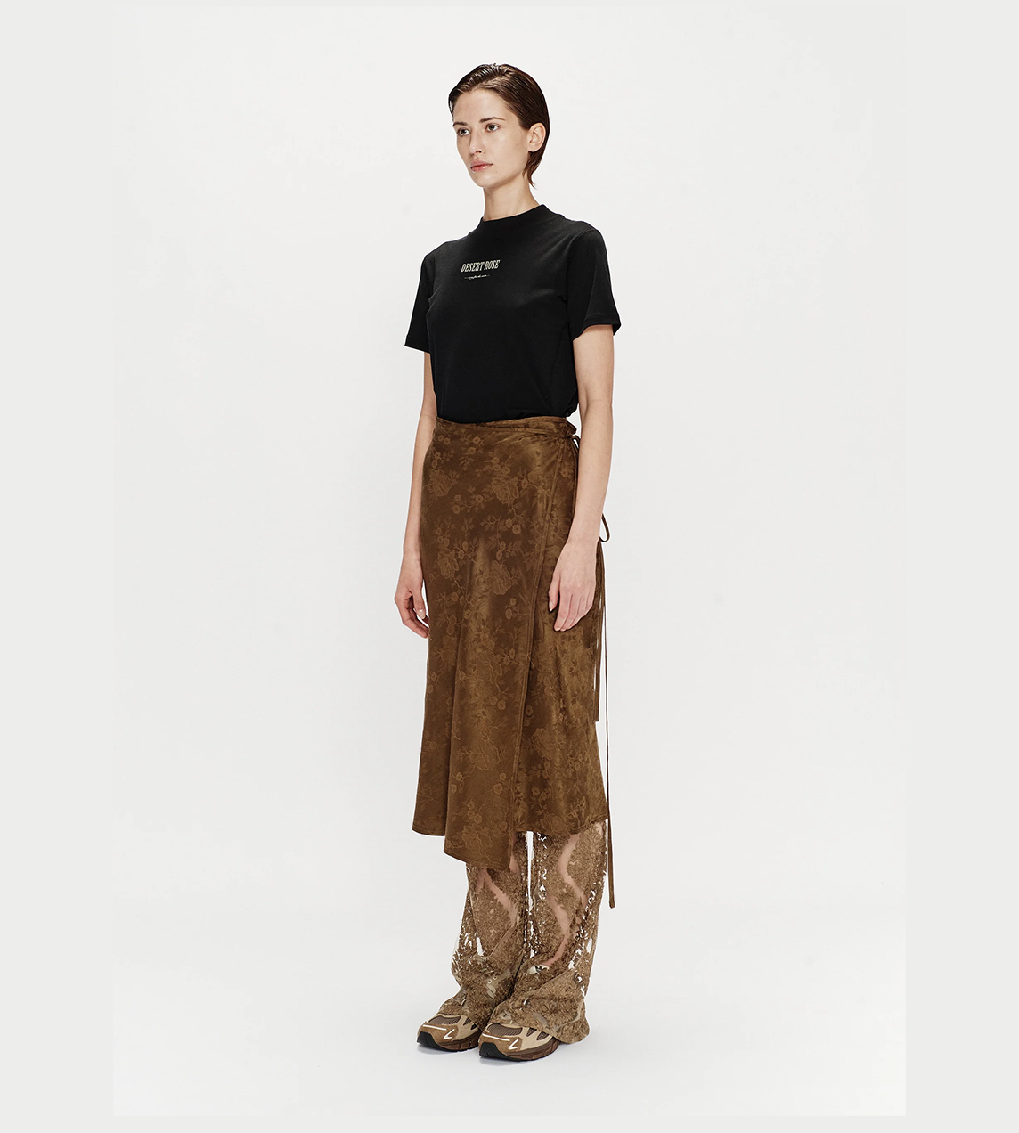 SONG FOR THE MUTE - Wrap Skirt Khaki 