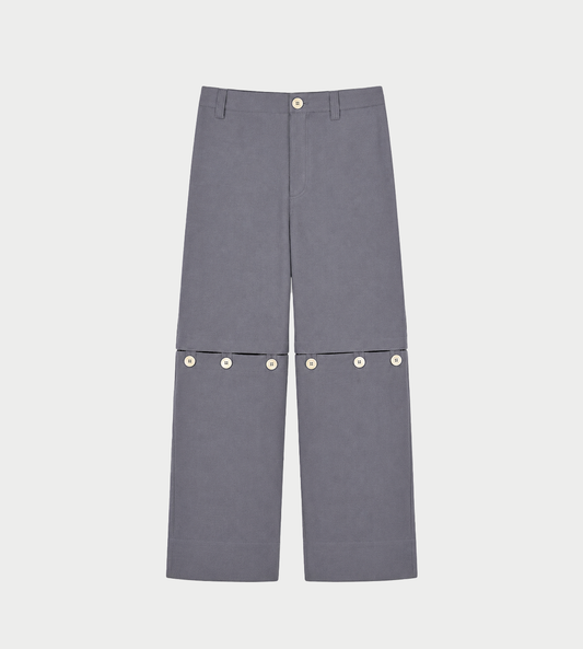 PRONOUNCE - Adjustable Length Slashed Pants