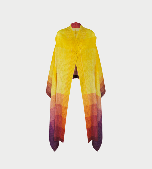 PLEATS PLEASE ISSEY MIYAKE - Photon Long Vest Yellow