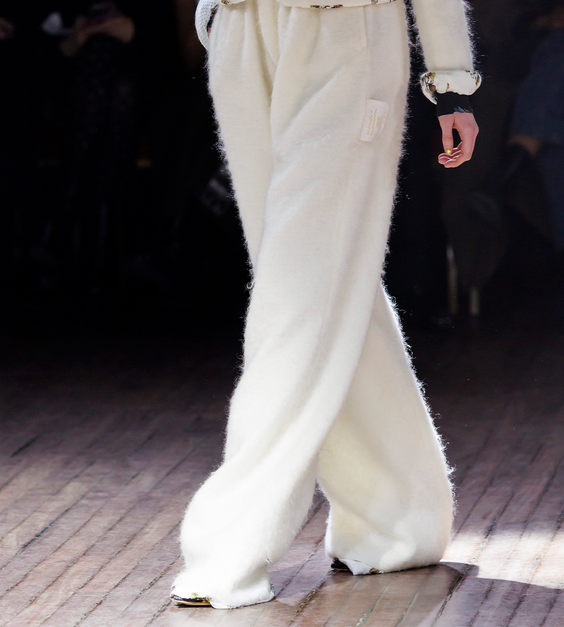 UNDERCOVER - Wool Easy Pants White