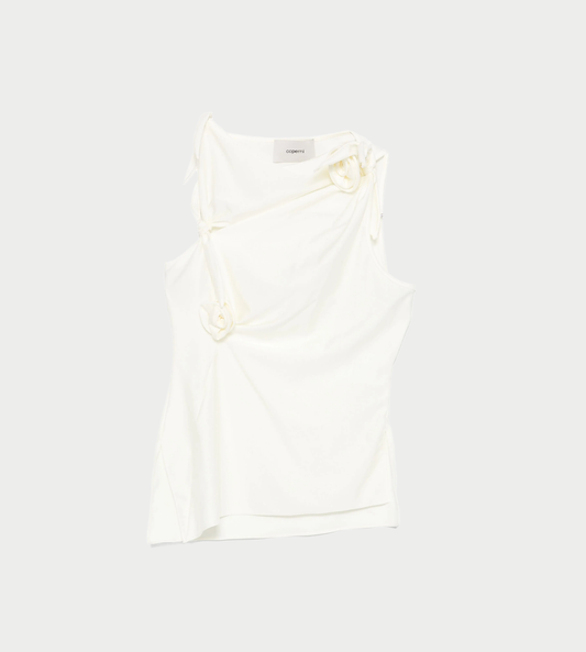 COPERNI - Asymmetric Flower Top White