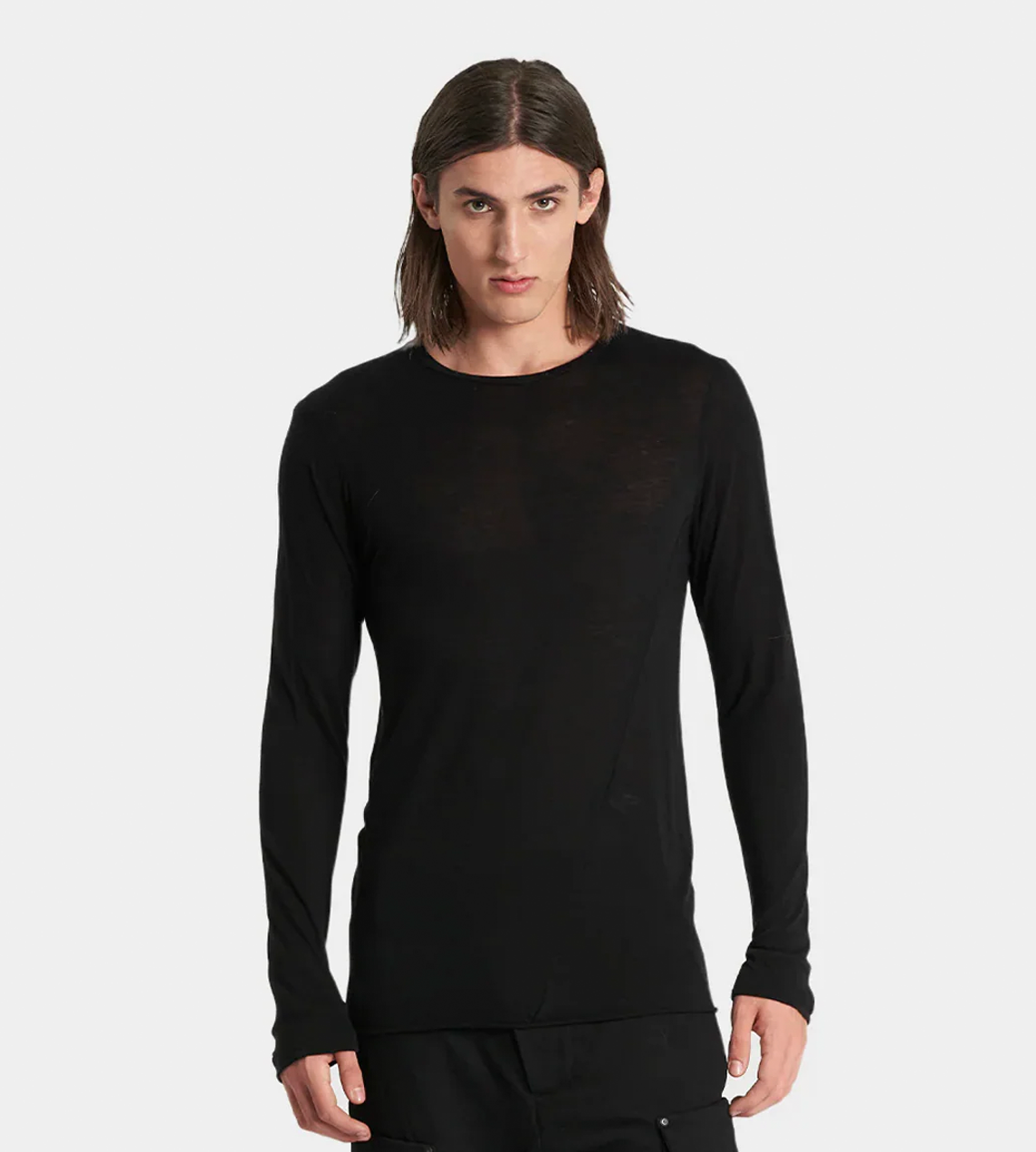 MASNADA - Long Sleeve Pullover Blk