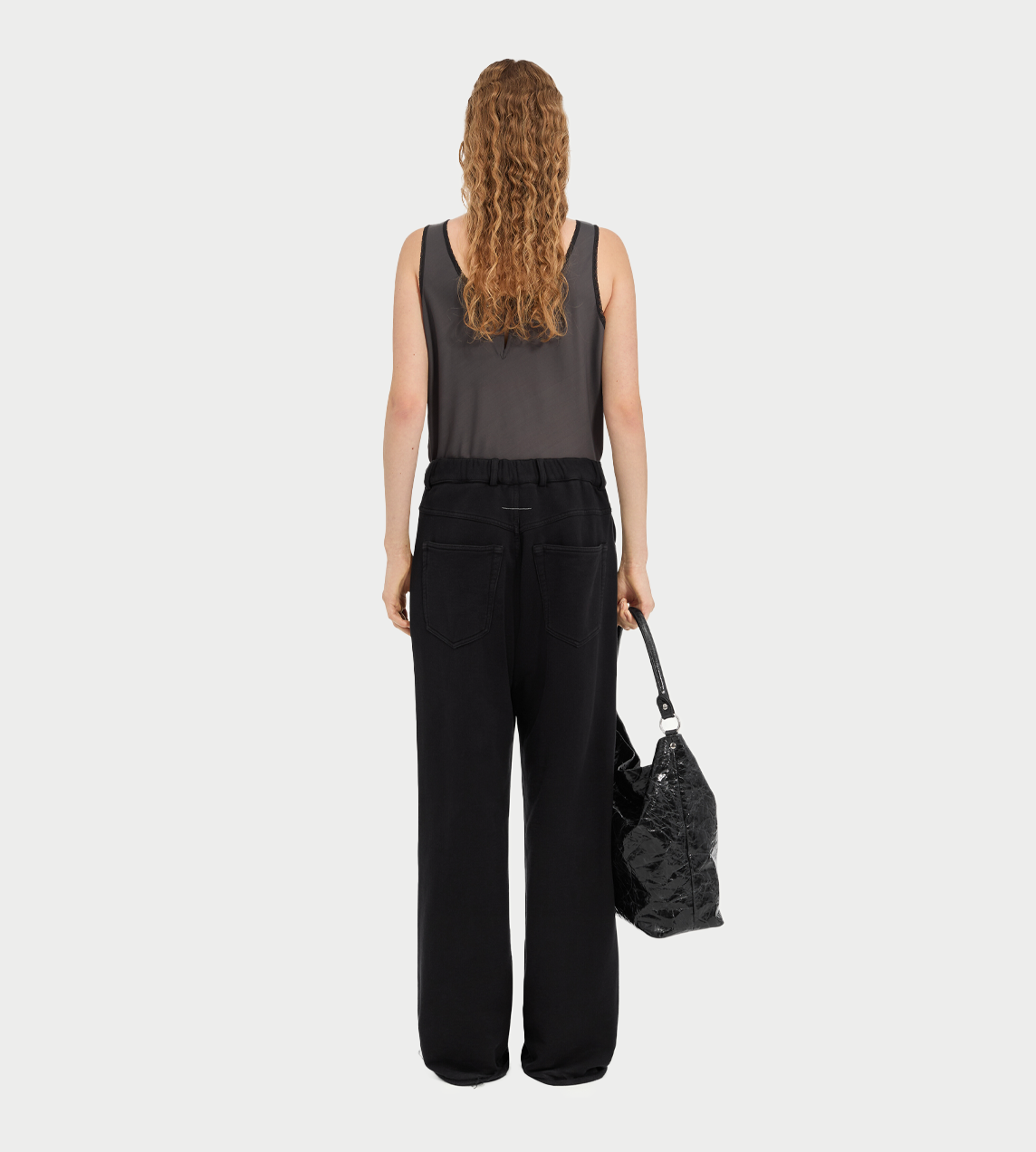 Cotton Track Pants Blk