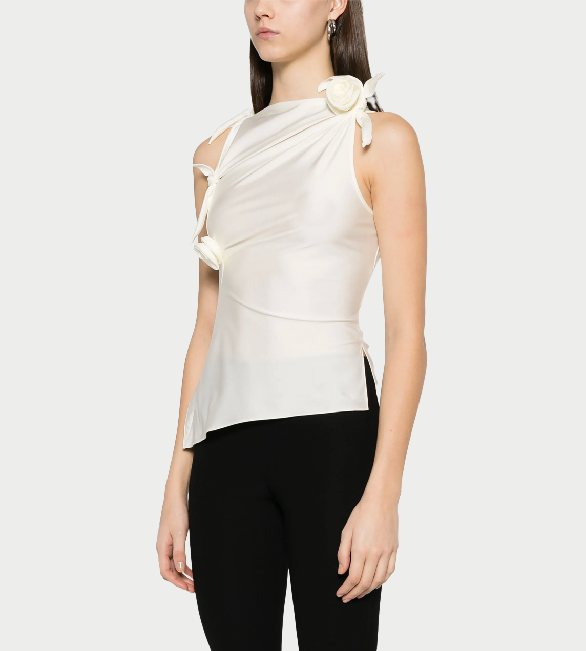 COPERNI - Asymmetric Flower Top White