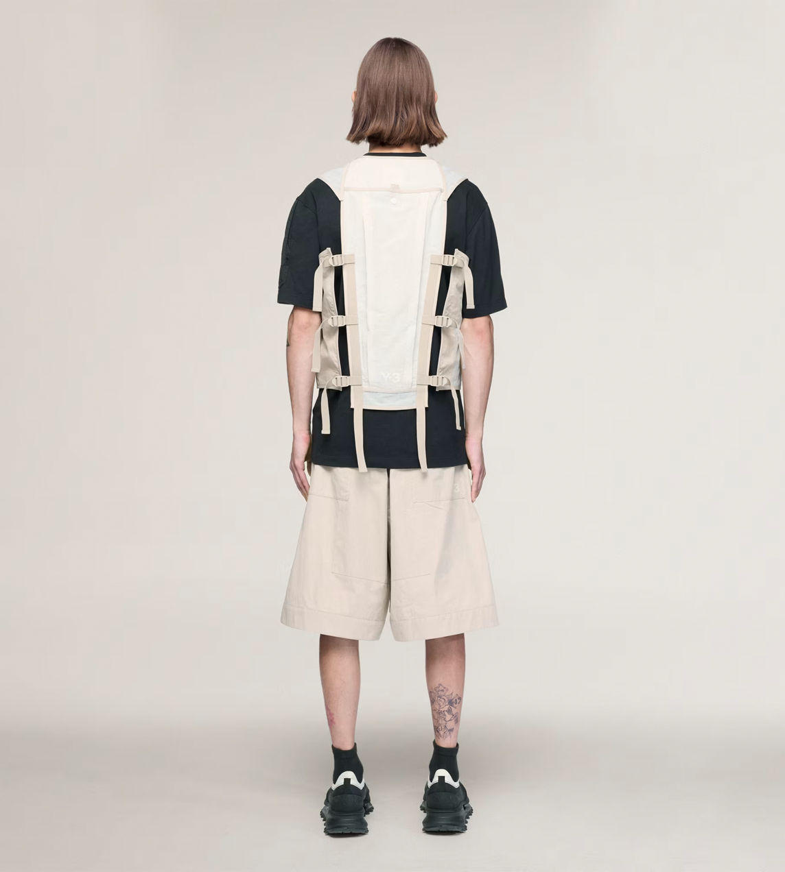 Wide-leg Shorts L. Brown