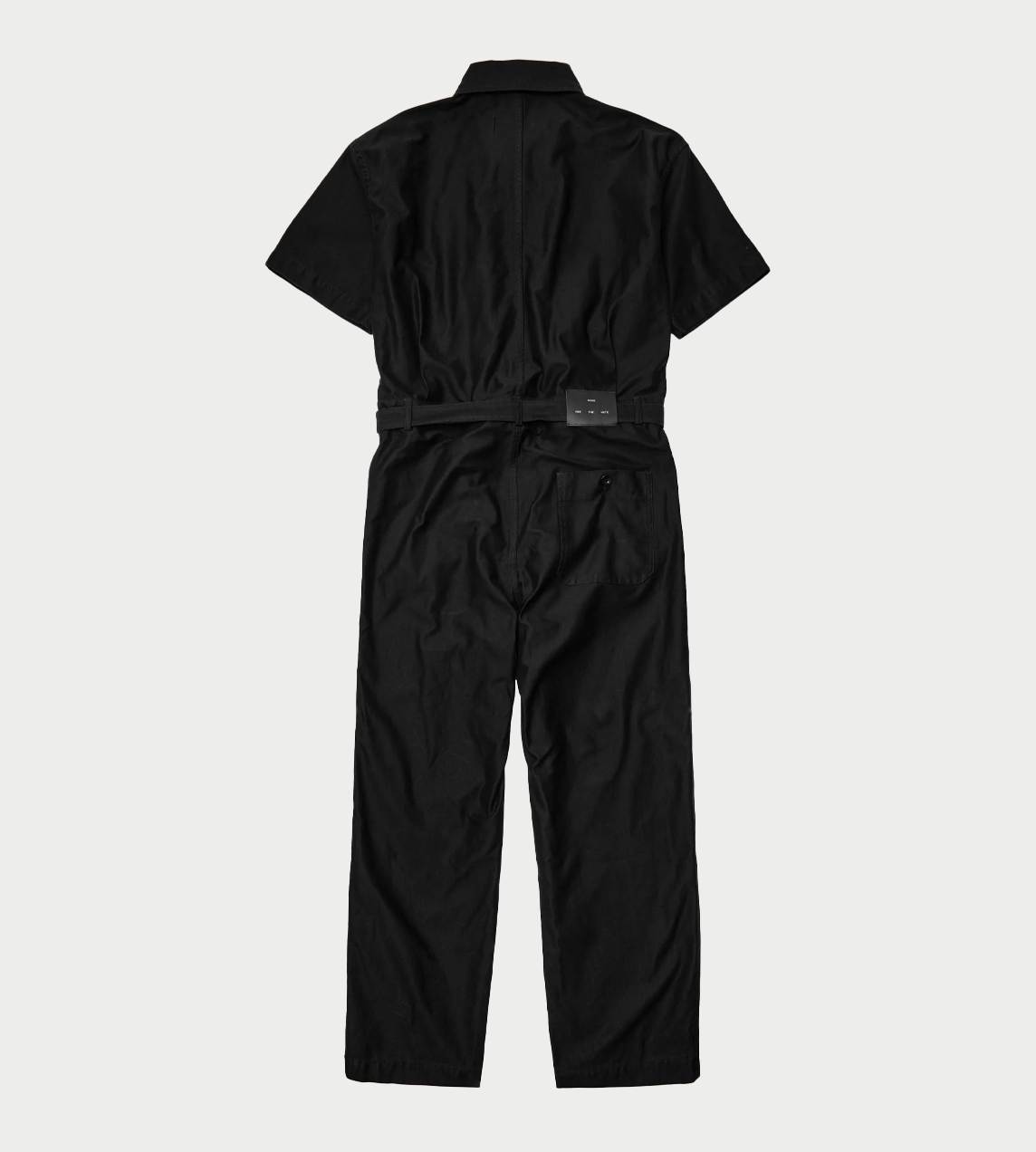 SFTM x Birkenstock "The Rebel" Zipped S/S Jumpsuit Blk