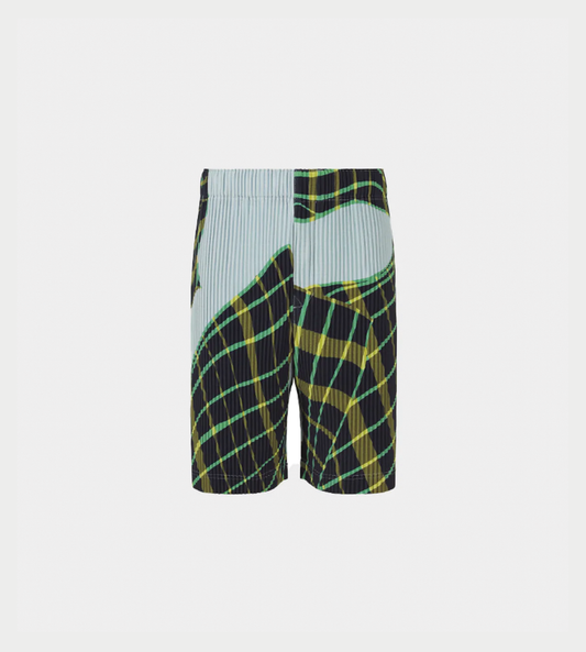HOMME PLISSE ISSEY MIYAKE - MC Graphic Shorts Navy
