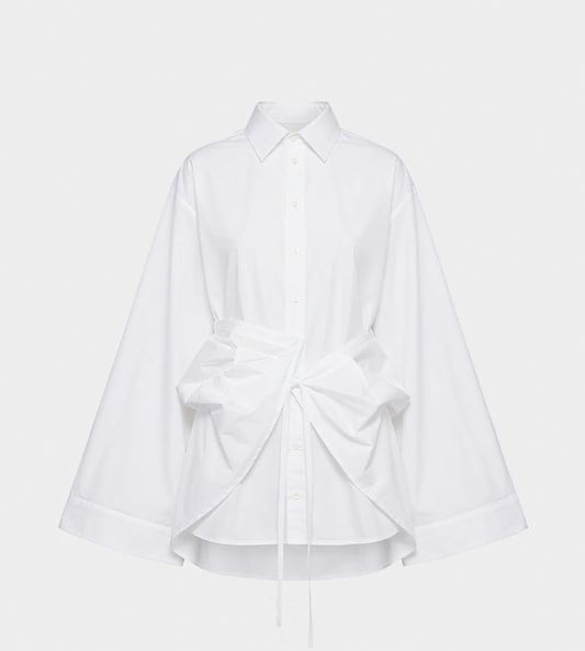 OTOLINGER - Liberated Double Shirt Dress White