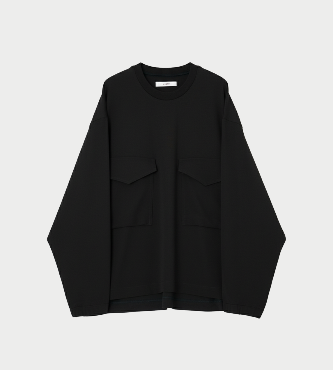 UJOH - Pocket Long Sleeve Pullover Blk