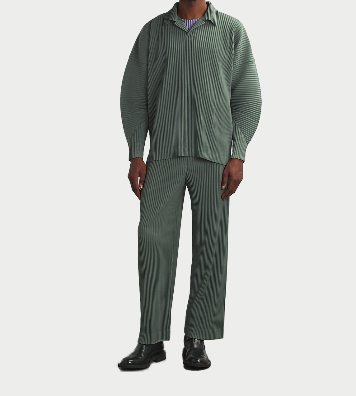Homme Plisse Issey Miyake - MC Oct Pleated Shirt Sage