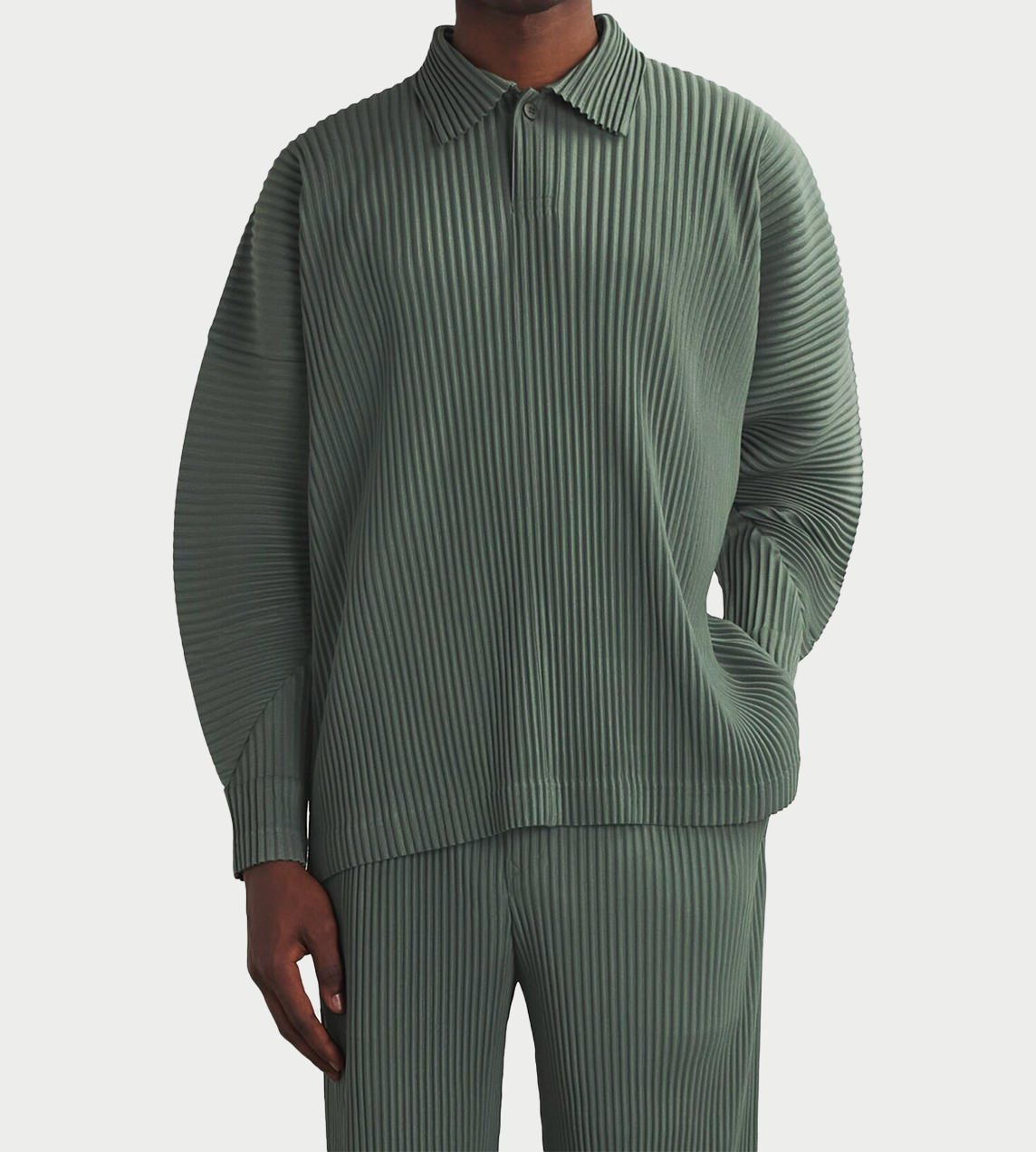 Homme Plisse Issey Miyake - MC Oct Pleated Shirt Sage