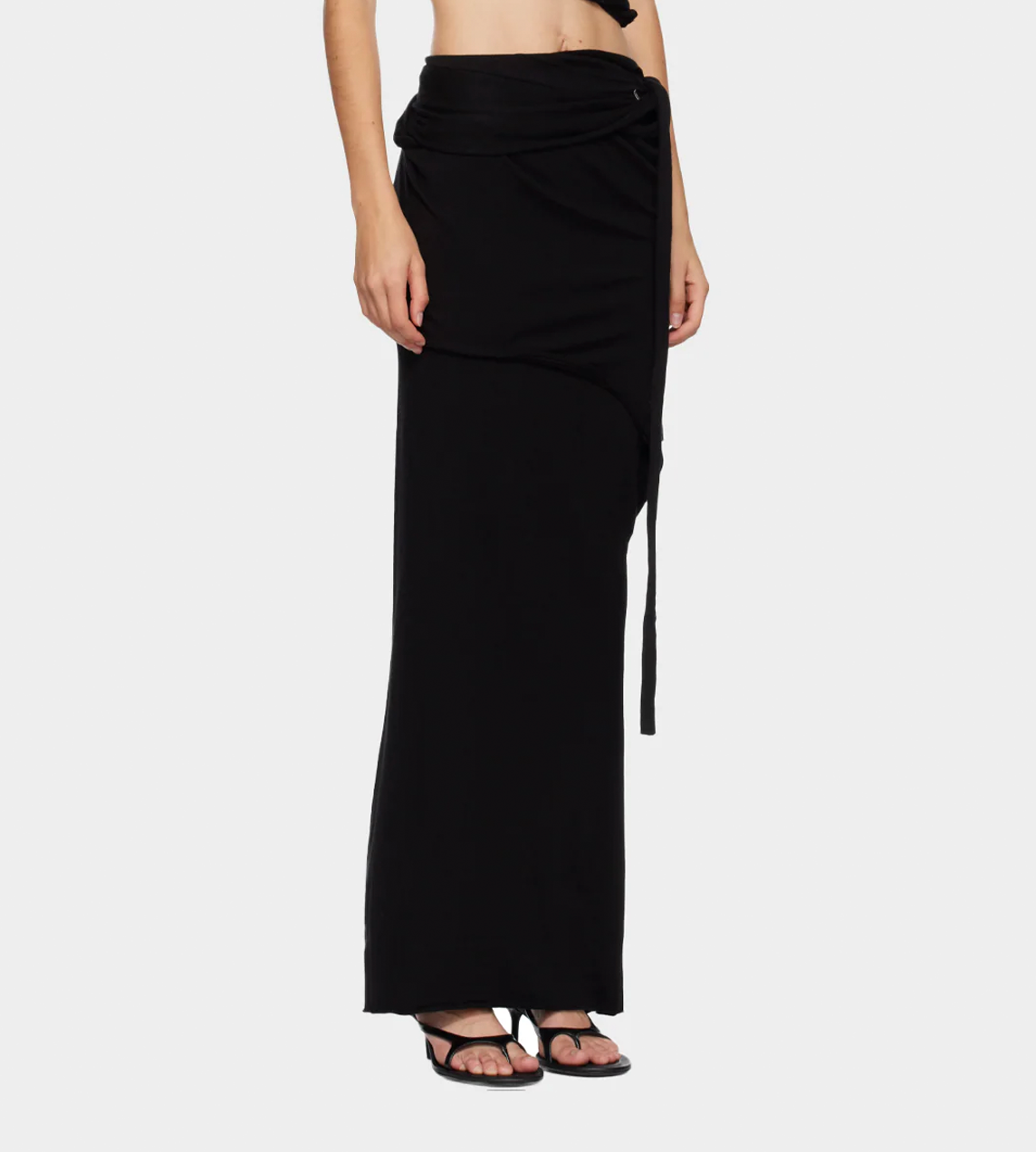 OTTOLINGER - Lounge Drape Skirt Blk