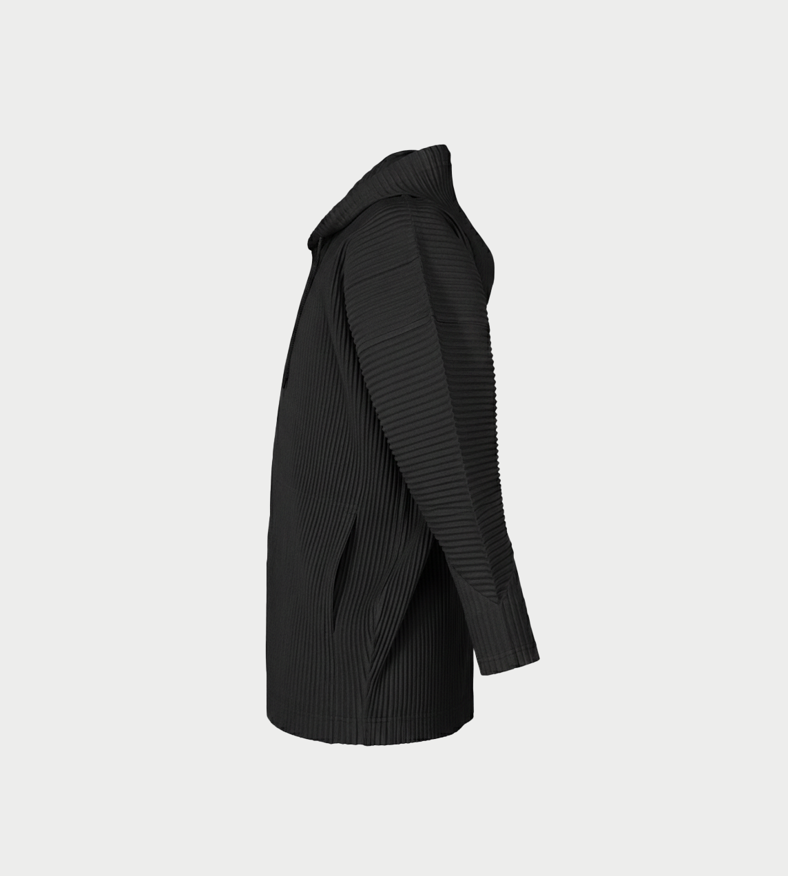 HOMME PLISSE ISSEY MIYAKE - MC Hooded Jacket Blk