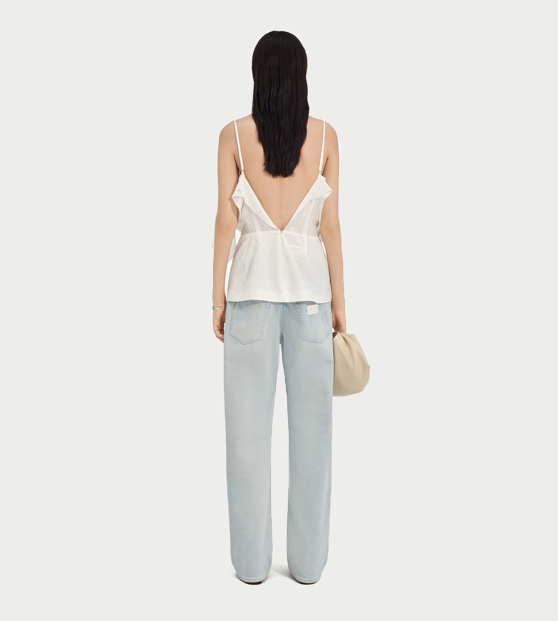 MM6 MAISON MARGIELA - Folded Jacquard Top White