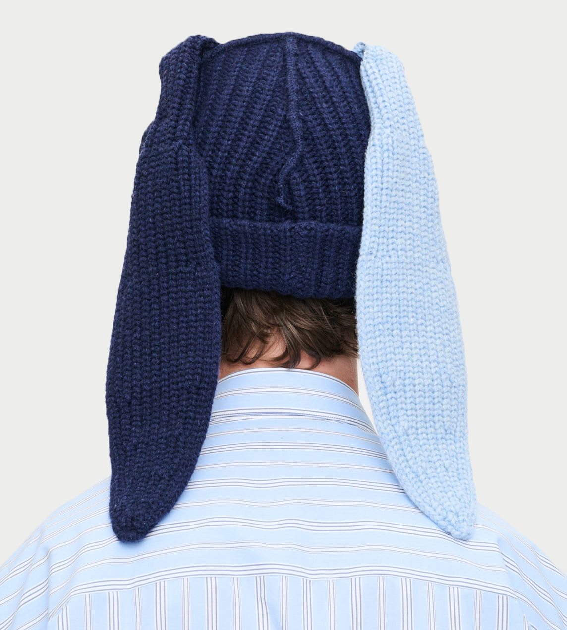 Charles Jeffrey Loverboy - Chunky rabbit beanie Blue